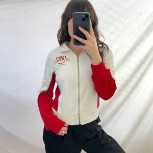 Garage Women's White and Cream Jacket